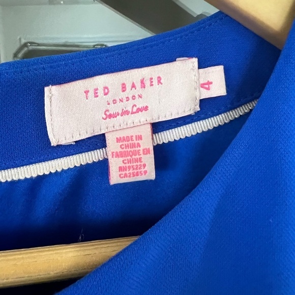 Ted Baker Panashe Cut out Dress - Size 4 US 10 - Picture 5 of 11